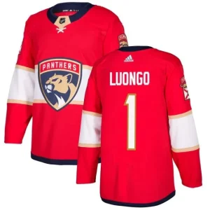 Youth Florida Panthers Roberto Luongo 1 Red Authentic