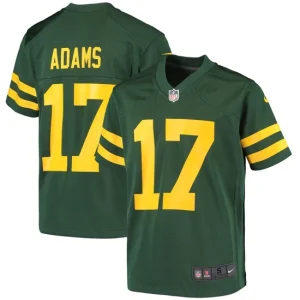 Youth Green Bay Packers Davante Adams Nike Green Alternate Game Player Jersey