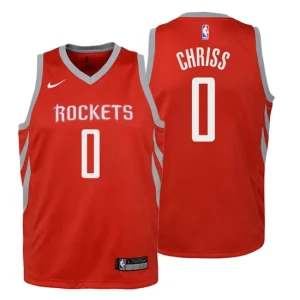 Youth Houston Rockets 0 Marquese Chriss Icon Edition Red Swingman Jersey