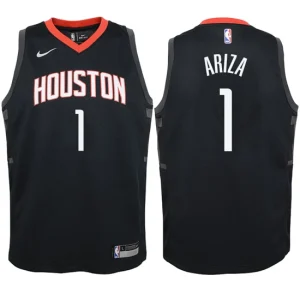 Youth Houston Rockets 1 Trevor Ariza Black Swingman Jersey - Statement Edition