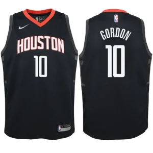 Youth Houston Rockets 10 Eric Gordon Black Swingman Jersey - Statement Edition