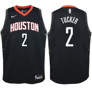 Youth Houston Rockets 2 P.J. Tucker Black Swingman Jersey - Statement Edition