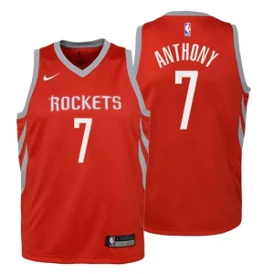 Youth Houston Rockets 7 Carmelo Anthony Icon Edition Red Swingman Jersey