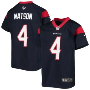 Youth Houston Texans Deshaun Watson Nike Navy Player Game Jersey