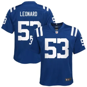 Youth Indianapolis Colts Darius Leonard Nike Royal Game Player Jersey