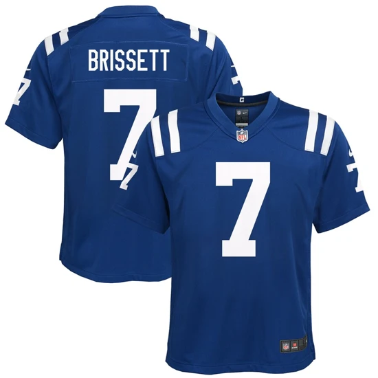 Youth Indianapolis Colts Jacoby Brissett Nike Royal Game Jersey