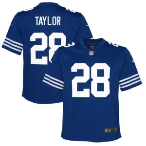 Youth Indianapolis Colts Jonathan Taylor Nike Royal Alternate Game Jersey