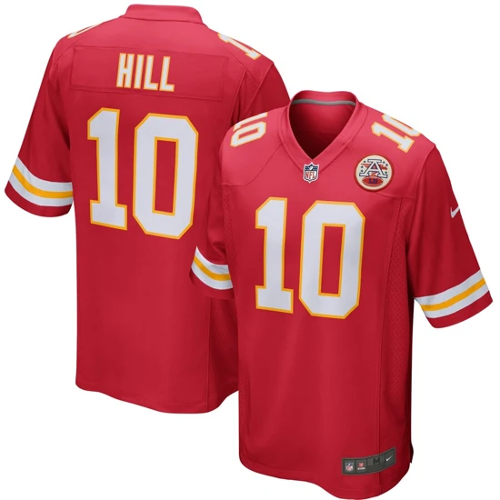 Youth Kansas City Chiefs Tyreek Hill Nike Red Game Jersey