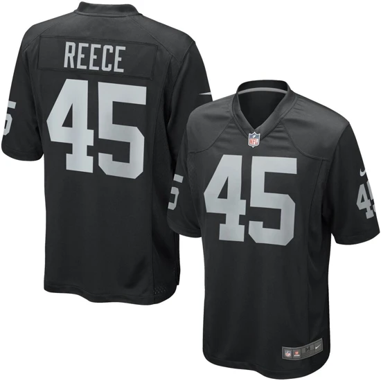 Youth Las Vegas Raiders Marcel Reece Nike Black Game Jersey