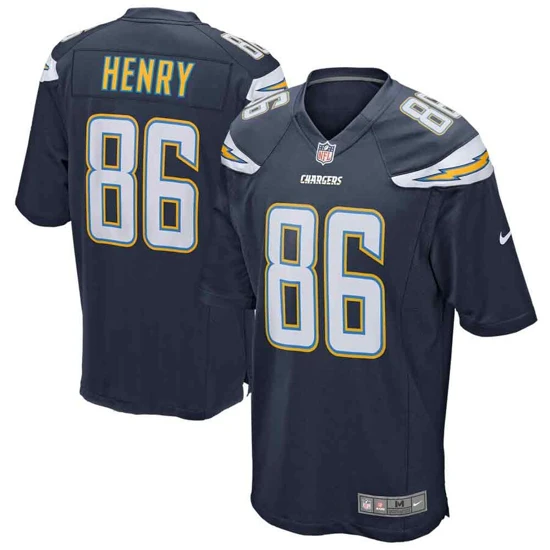 Youth Los Angeles Chargers Hunter Henry Nike College Navy Game Jersey