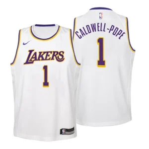 Youth Los Angeles Lakers 1 Kentavious Caldwell-Pope Association White Swingman Jersey