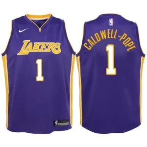 Youth Los Angeles Lakers 1 Kentavious Caldwell-Pope Purple Swingman Jersey-Statement Edition