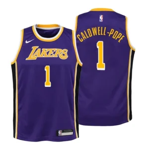 Youth Los Angeles Lakers 1 Kentavious Caldwell-Pope Statement Purple Swingman Jersey