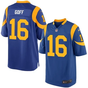 Youth Los Angeles Rams Jared Goff Nike Royal Alternate Game Jersey