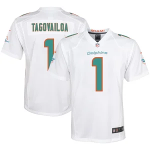 Youth Miami Dolphins Tua Tagovailoa Nike White Game Jersey