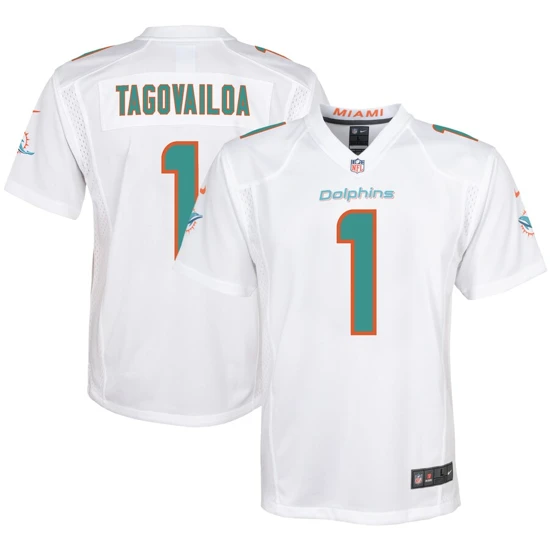 Youth Miami Dolphins Tua Tagovailoa Nike White Game Jersey