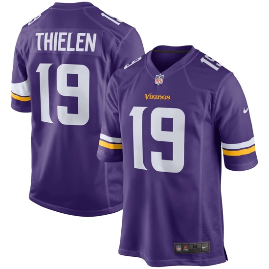 Youth Minnesota Vikings Adam Thielen Nike Purple Game Jersey