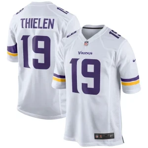 Youth Minnesota Vikings Adam Thielen Nike White 2018 Game Jersey