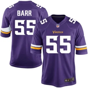 Youth Minnesota Vikings Anthony Barr Nike Purple Team Color Game Jersey