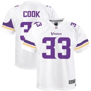 Youth Minnesota Vikings Dalvin Cook Nike White 2018 Game Jersey