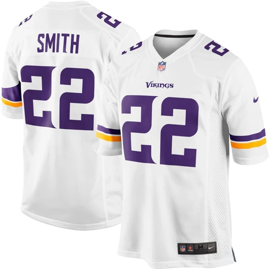 Youth Minnesota Vikings Harrison Smith Nike White Game Jersey