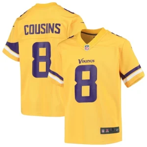 Youth Minnesota Vikings Kirk Cousins Nike Gold Inverted Game Jersey