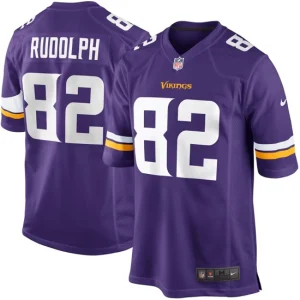 Youth Minnesota Vikings Kyle Rudolph Nike Purple Team Color Game Jersey