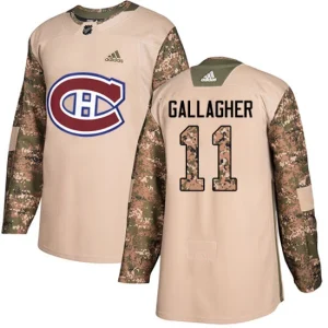 Youth Montreal Canadiens Brendan Gallagher 11 Authentic Camo Veterans Day Practice