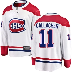 Youth Montreal Canadiens Brendan Gallagher 11 Breakaway White Fanatics Branded Away