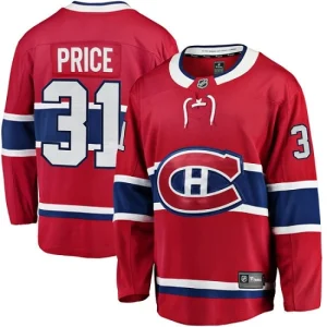 Youth Montreal Canadiens Carey Price 31 Breakaway Red Fanatics Branded Home