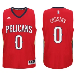 Youth New Orleans Pelicans 0 DeMarcus Cousins Red Swingman Jersey