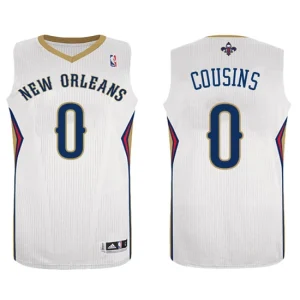 Youth New Orleans Pelicans 0 DeMarcus Cousins White Swingman Jersey