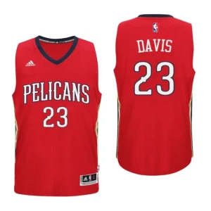 Youth New Orleans Pelicans 23 Anthony Davis Red Swingman Jersey