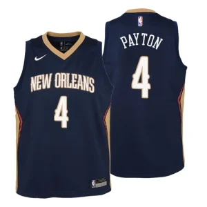 Youth New Orleans Pelicans 4 Elfrid Payton Icon Edition Navy Swingman Jersey