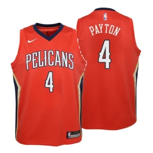 Youth New Orleans Pelicans 4 Elfrid Payton Statement Red Swingman Jersey