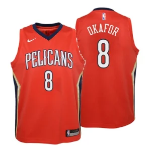 Youth New Orleans Pelicans 8 Jahlil Okafor Statement Red Swingman Jersey