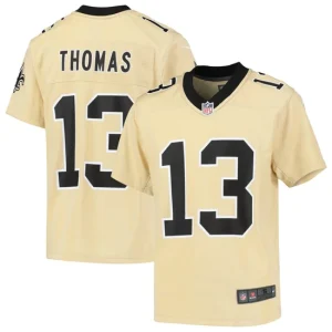 Youth New Orleans Saints Michael Thomas Nike Gold Inverted Game Jersey