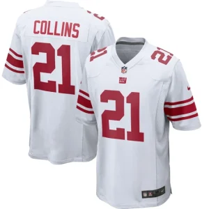 Youth New York Giants Landon Collins Nike White Game Jersey