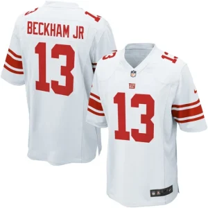 Youth New York Giants Odell Beckham Jr. Nike White Game Jersey