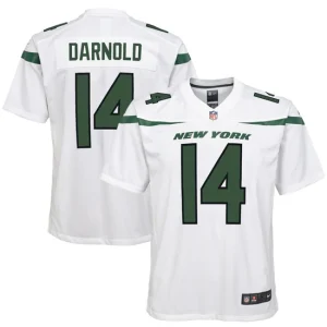 Youth New York Jets Sam Darnold Nike Spotlight White Game Jersey