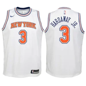 Youth New York Knicks 3 Tim Hardaway Jr. White Swingman Jersey - Statement Edition