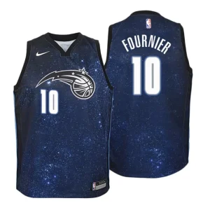 Youth Orlando Magic 10 Evan Fournier City Edition Black Swingman Jersey