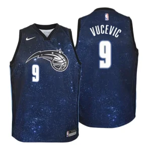 Youth Orlando Magic 9 Nikola Vucevic City Edition Black Swingman Jersey