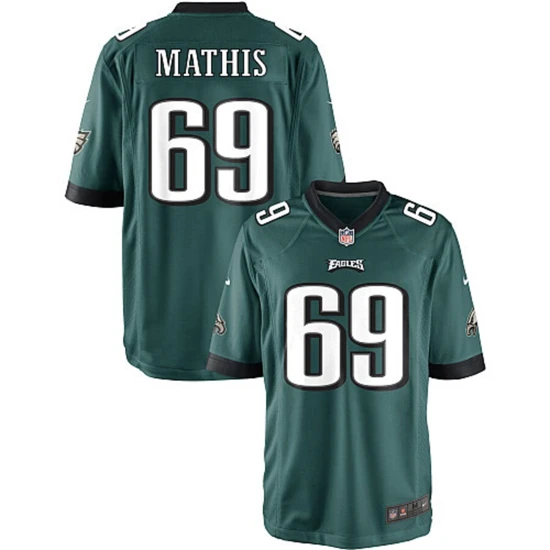 Youth Philadelphia Eagles Evan Mathis Nike Midnight Green Team Color Game Jersey