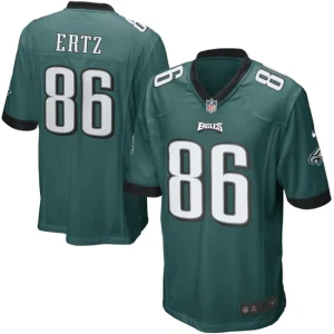 Youth Philadelphia Eagles Zach Ertz Nike Midnight Green Team Color Game Jersey