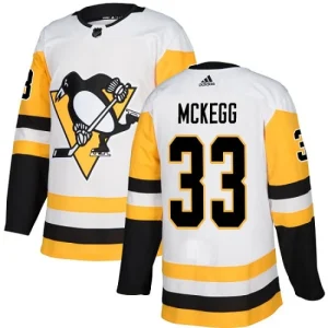 Youth Pittsburgh Penguins Greg McKegg 33 Authentic White Away