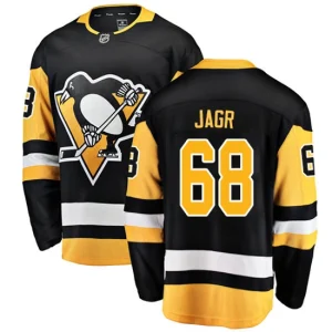 Youth Pittsburgh Penguins Jaromir Jagr 68 Breakaway Black Fanatics Branded Home