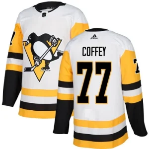 Youth Pittsburgh Penguins Paul Coffey 77 Authentic White Away