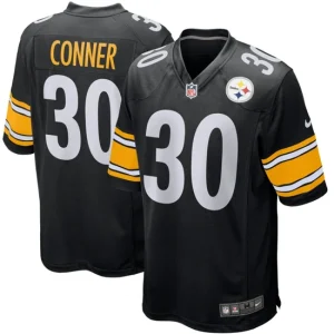 Youth Pittsburgh Steelers James Conner Nike Black Game Jersey