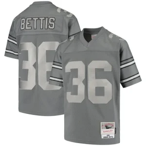 Youth Pittsburgh Steelers Jerome Bettis Mitchell & Ness Charcoal 1996 Retired Player Metal Jersey